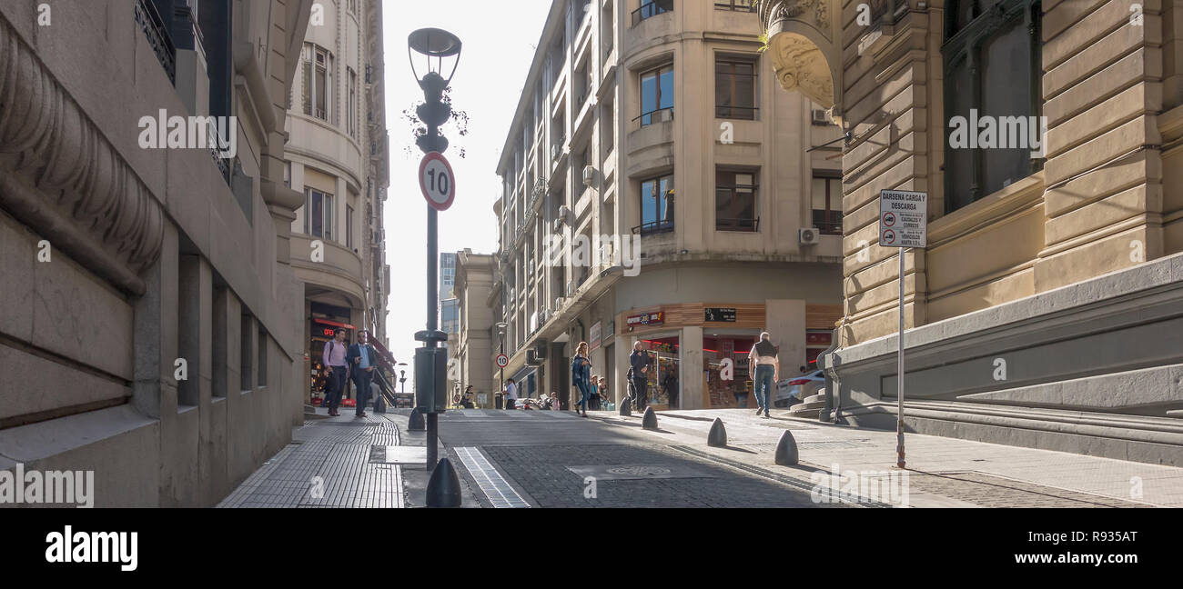 Quartier financier du centre-ville de Buenos Aires, Argentine Banque D'Images