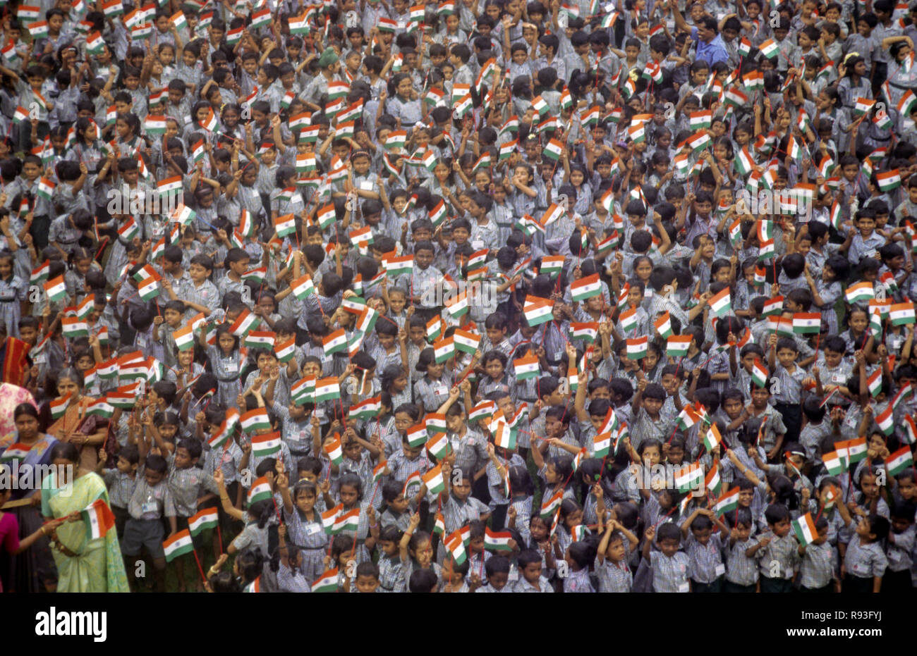 La célébration du Jour de l'indépendance Banque D'Images