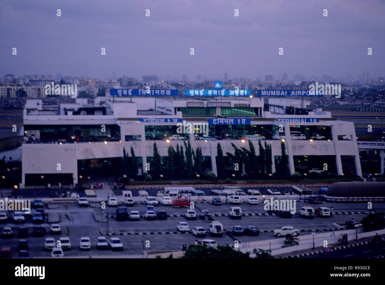 L'aéroport, Santacruz, Bombay Mumbai, Maharashtra, Inde Banque D'Images
