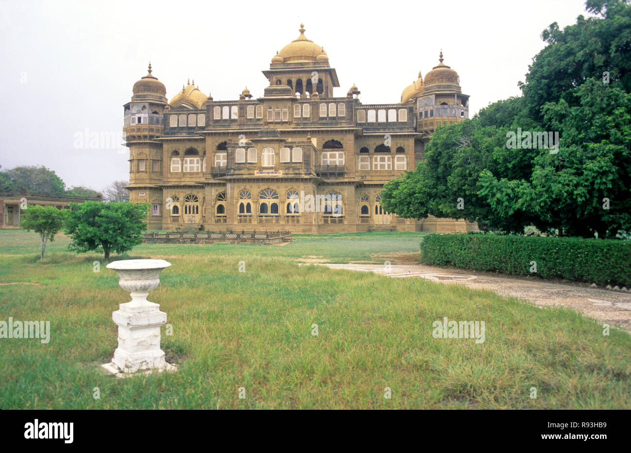 Vijayvilas Palace, Mandvi, Gujarat, Inde Banque D'Images