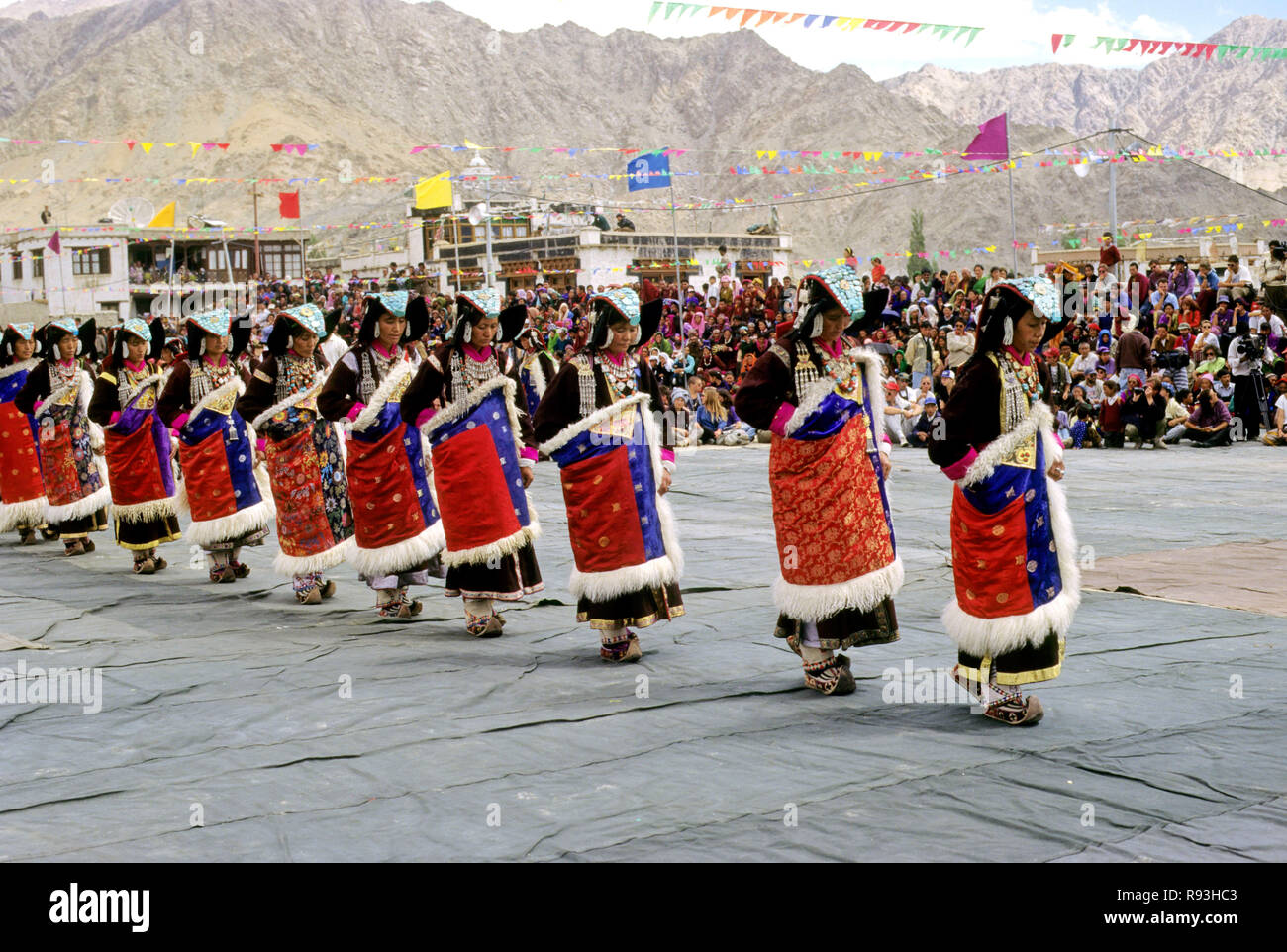 Festival du Ladakh, Leh, Jammu-et-Cachemire, l'Inde Banque D'Images