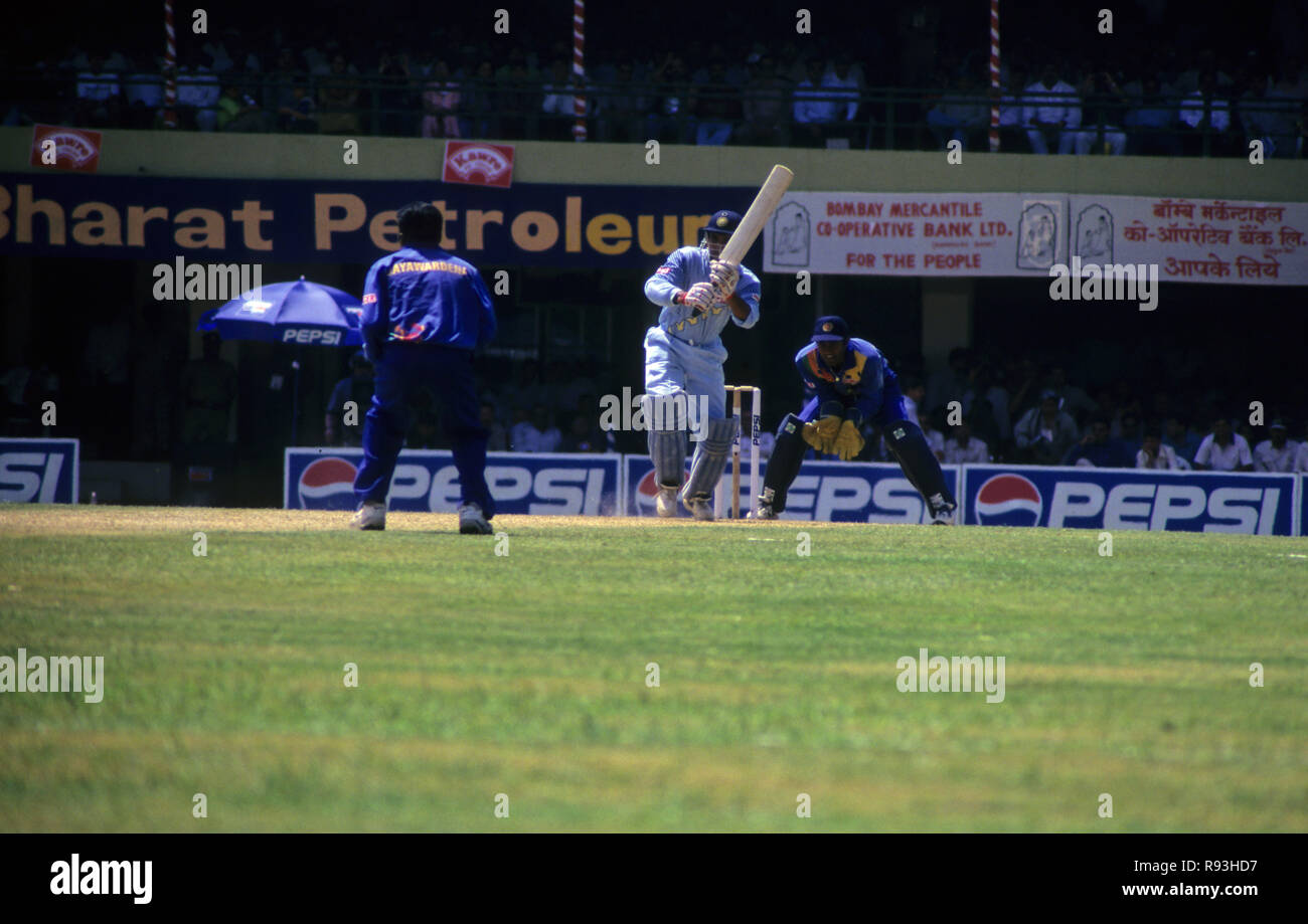 L'Inde Sri Lanka Cricket Banque D'Images
