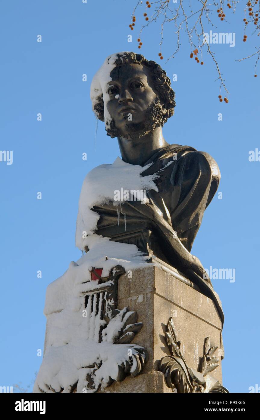 Monument à Alexandre Sergueïevitch Pouchkine, Odessa, Ukraine, Europe de l'Est, Kiev, Odessa, Ukraine Banque D'Images