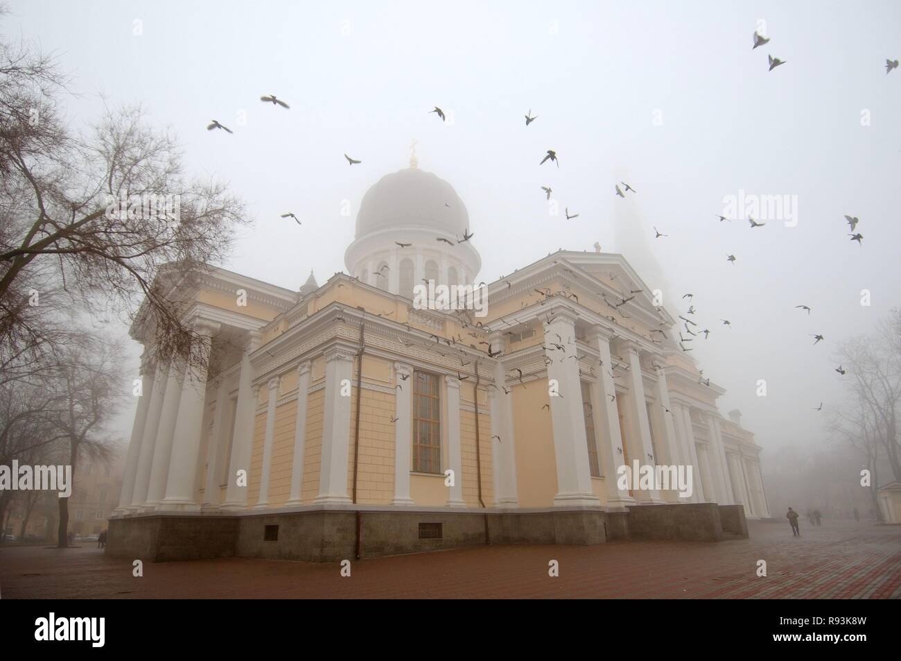Cathédrale Orthodoxe d'Odessa ou Cathédrale Spaso-preobrajensky, Odessa, Odessa, Ukraine Banque D'Images