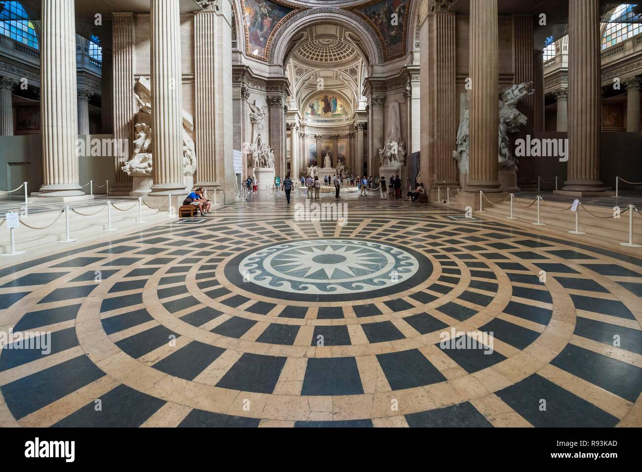 Panthéon, de l'intérieur, Paris, France, Europe Photo Stock - Alamy