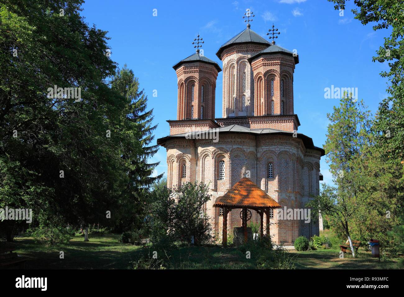 Monastère de Snagov, lieu de sépulture de Vlad Tepes Dracul, Snagov, grosse Walachei, Roumanie Banque D'Images