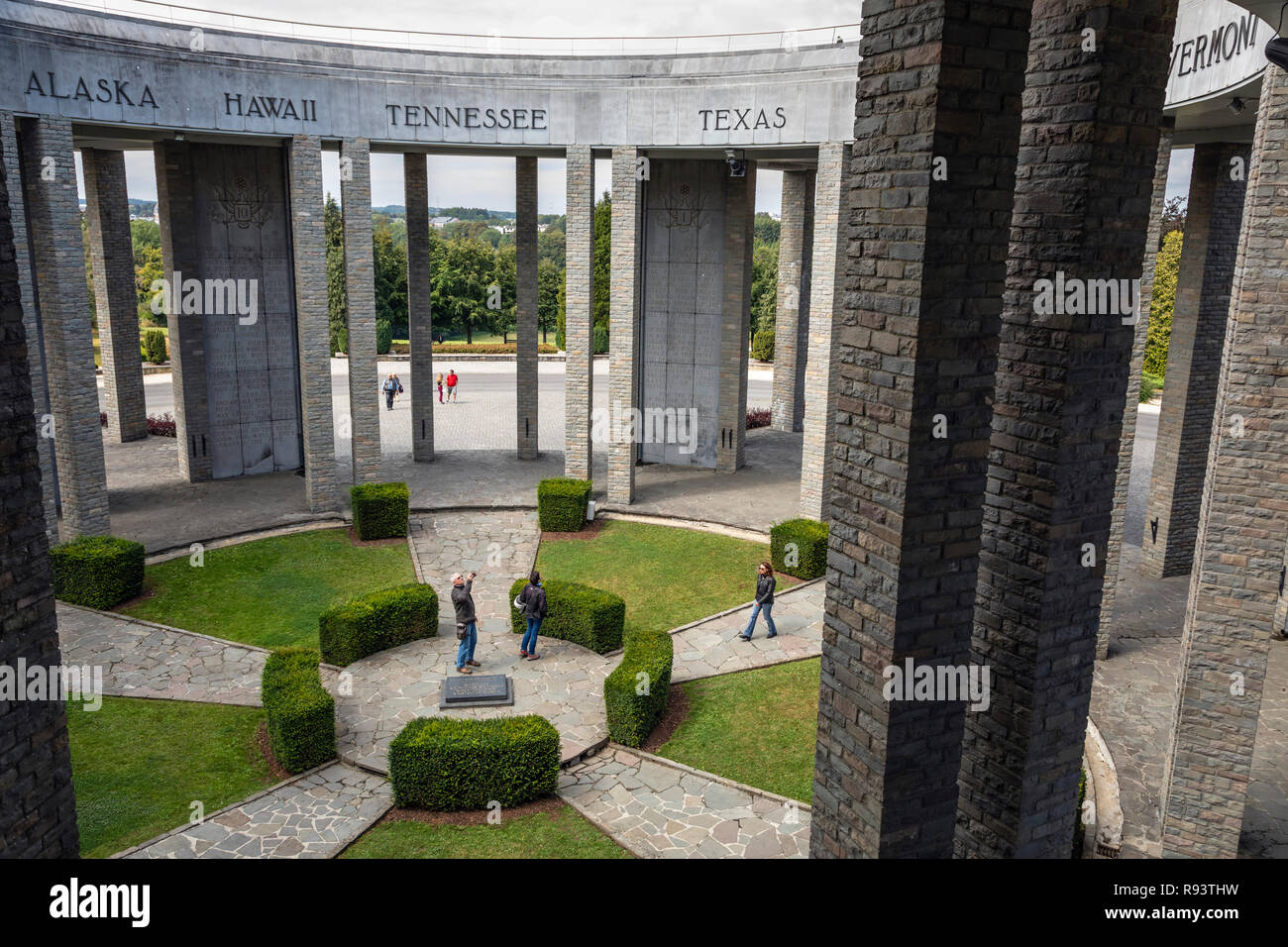 Mardasson Memorial, Bastogne, Belgique Banque D'Images