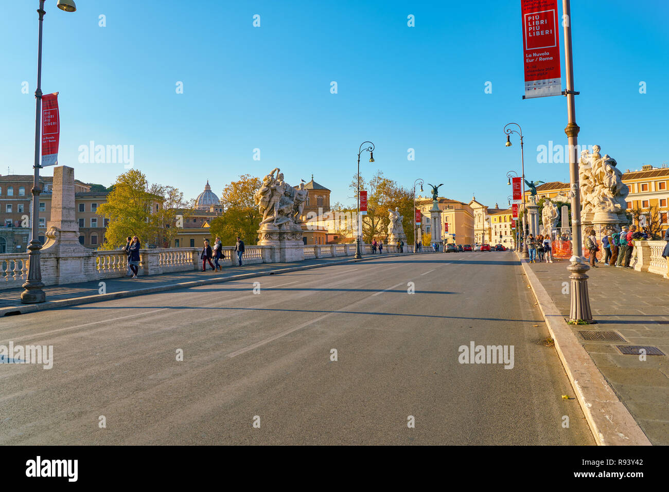 ROME, ITALIE - circa 2017, novembre : paysage urbain de Rome. Rome est la capitale de l'Italie. Banque D'Images