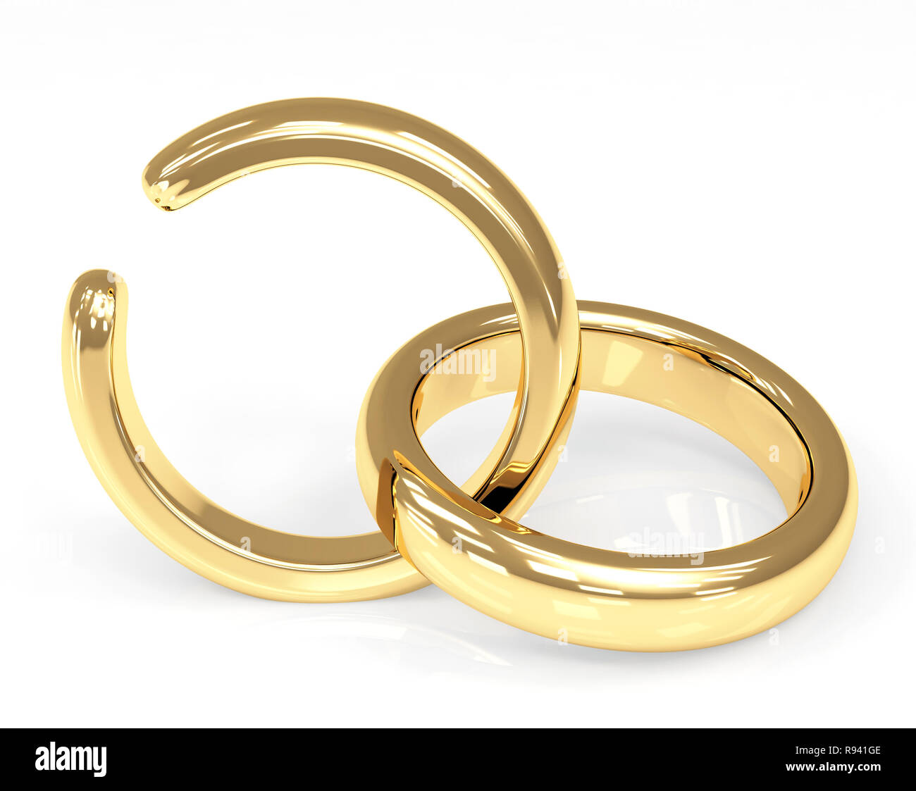 Symbole de la bague de mariage - divorce Photo Stock - Alamy