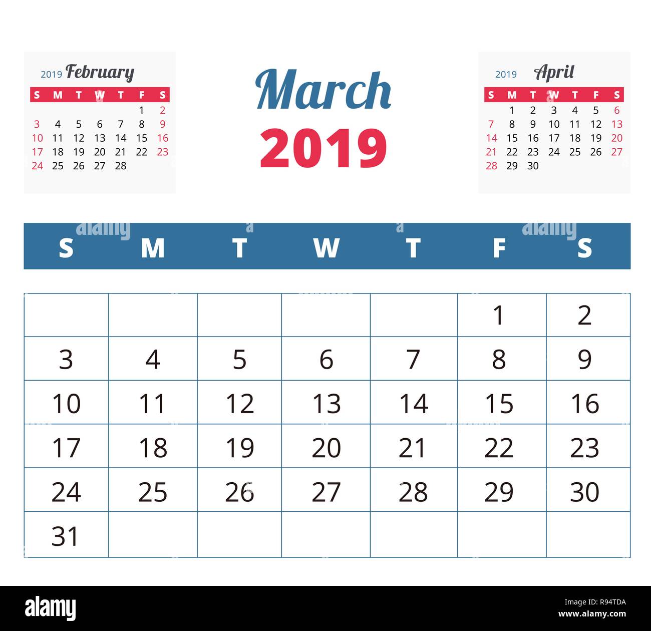 Calendrier mensuel. Vecteur, illustration. Illustration de Vecteur Calendrier mensuel. Vecteur, illustration. Illustration de Vecteur