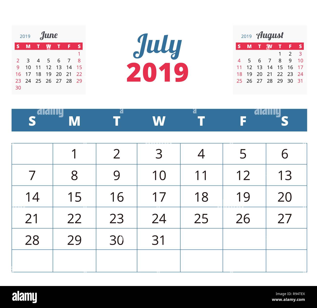 Calendrier mensuel. Vecteur, illustration. Illustration de Vecteur Calendrier mensuel. Vecteur, illustration. Illustration de Vecteur