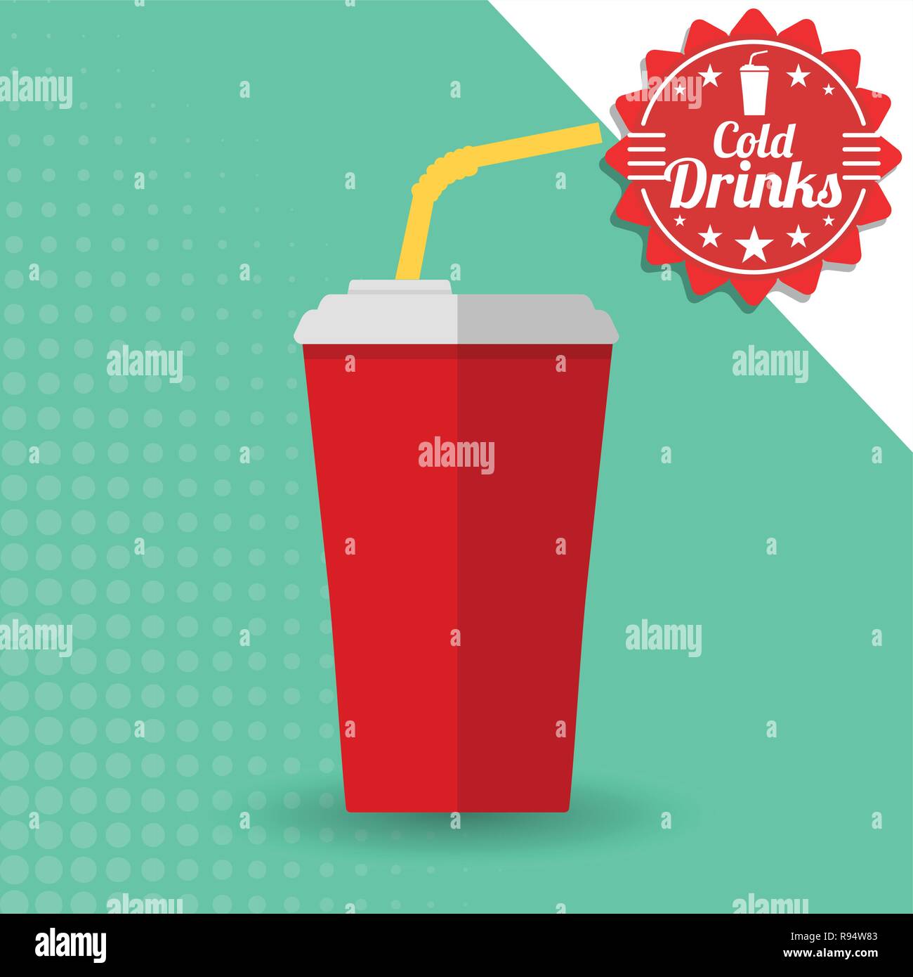 Tasse de restauration rapide. Illustration vectorielle, eps 10. Illustration de Vecteur Tasse de restauration rapide. Illustration vectorielle, eps 10. Illustration de Vecteur