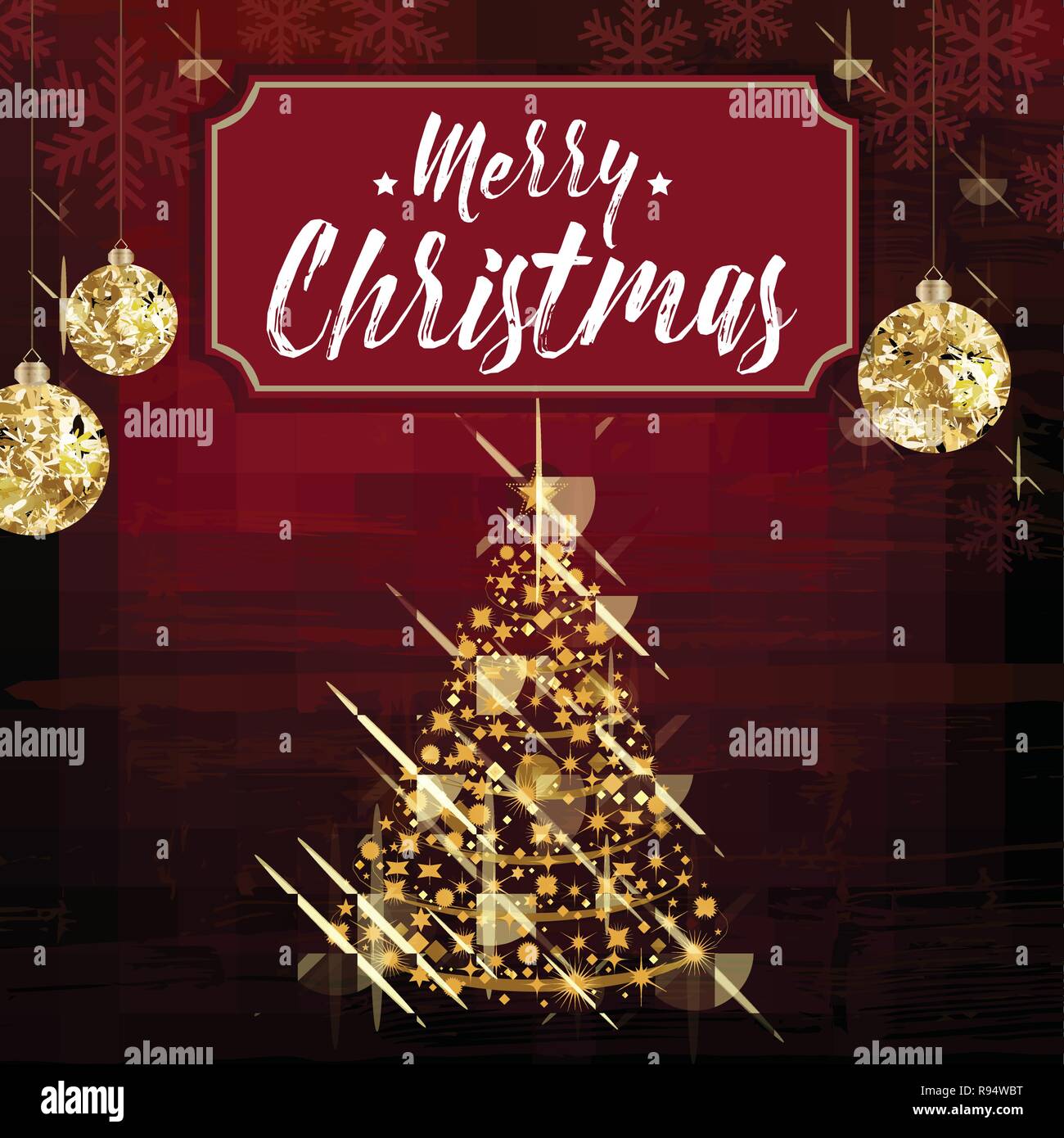 Fond de Noël élégant avec Shining Gold Christmas Ball et l'arbre de Noël. Tous les éléments sont sur des calques distincts. Vecteur, illustration, eps10 Illustration de Vecteur Fond de Noël élégant avec Shining Gold Christmas Ball et l'arbre de Noël. Tous les éléments sont sur des calques distincts. Vecteur, illustration, eps10 Illustration de Vecteur