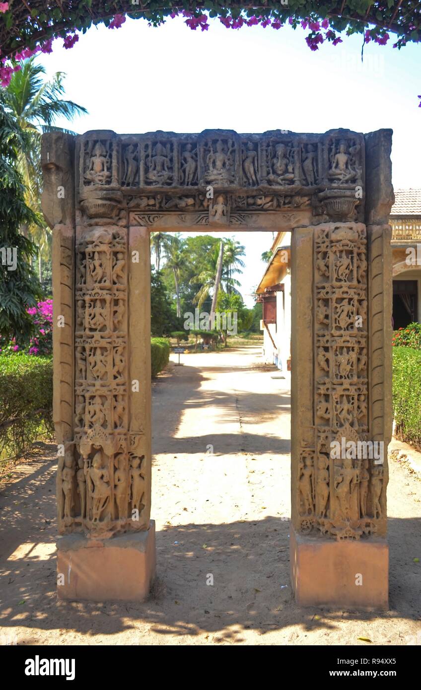 8e siècle arch-Palace-Bhuj Gujarat-India/Sharad Baug Banque D'Images