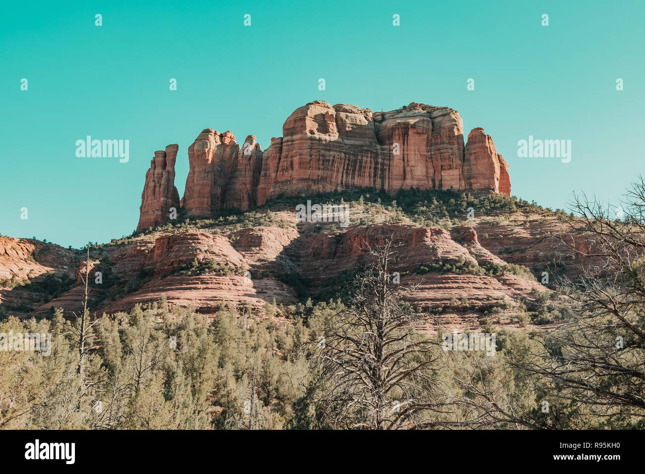 Cathedral Rock à Sedona, Arizona, USA Banque D'Images