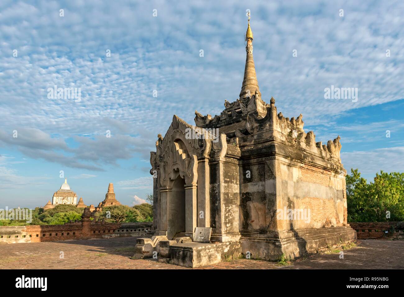 Mimalaung Pagode Kyaung, Bagan, Myanmar, Birmanie Banque D'Images