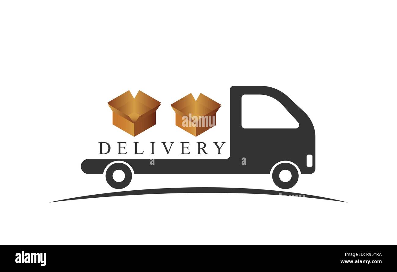 Voiture de livraison Illustration de Vecteur