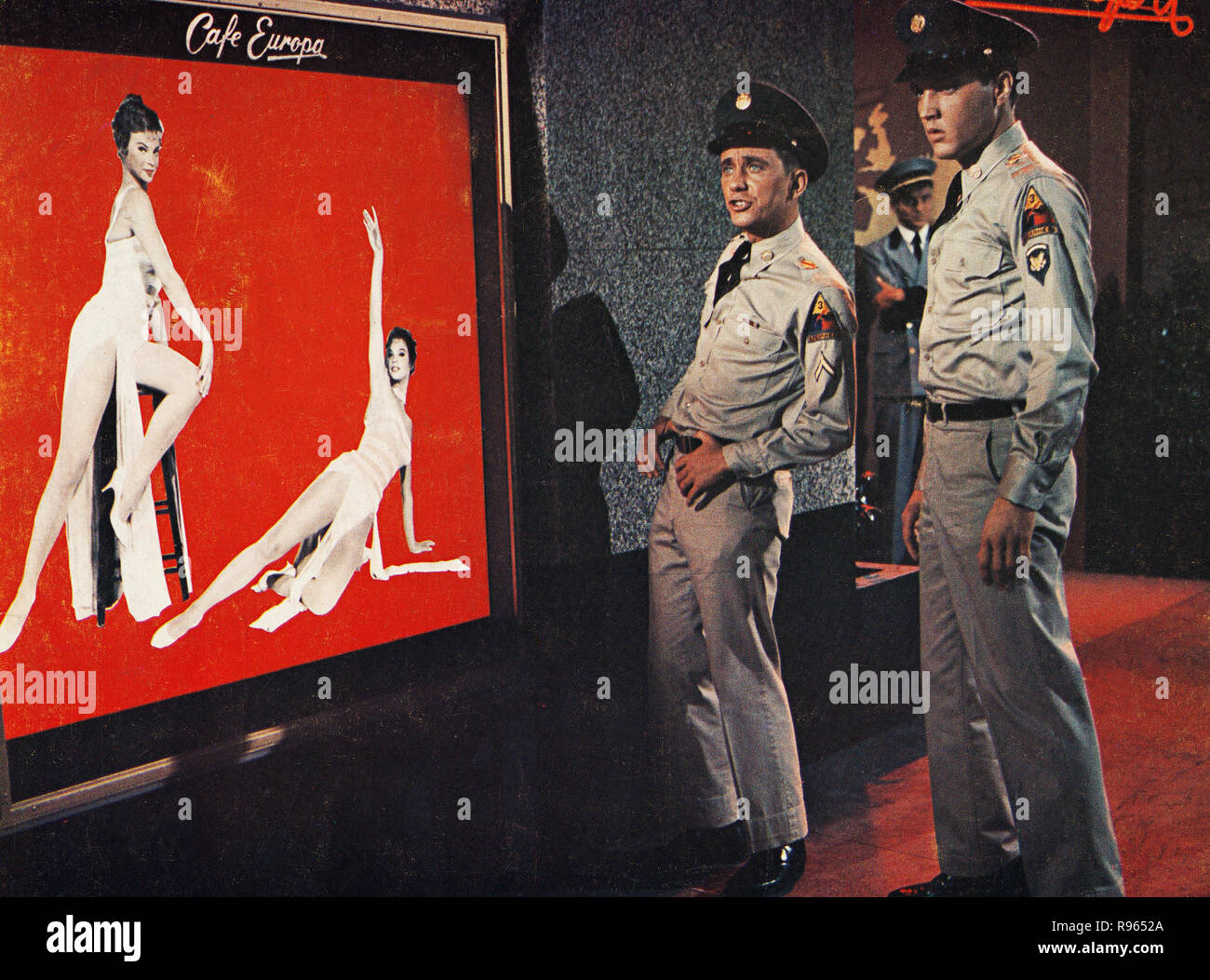 G.I. Blues, aka : Cafe Europa, USA 1960, Regie : Norman Taurog, acteurs : Elvis Presley Banque D'Images