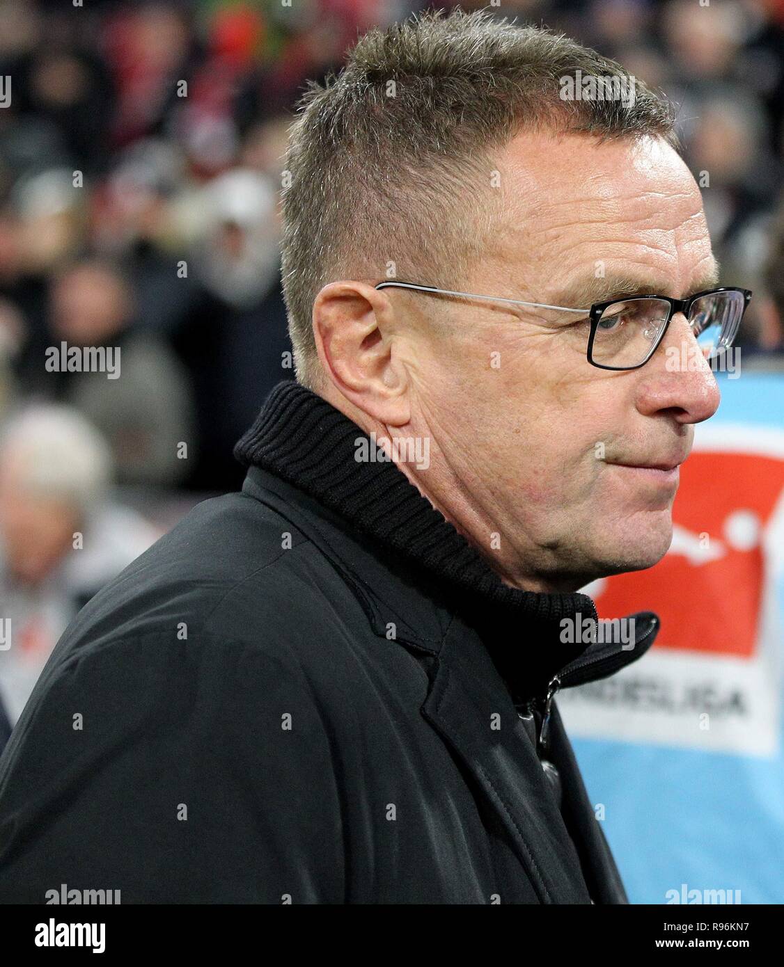 Firo : 19.12.2018, Fuvuball, 1.Bundesliga, la saison 2018/2019, le FC Bayern Munich - RB Leipzig, entraîneur Ralf Rangnick, RB Leipzig, Leipzig, RB, Portrait | Banque D'Images