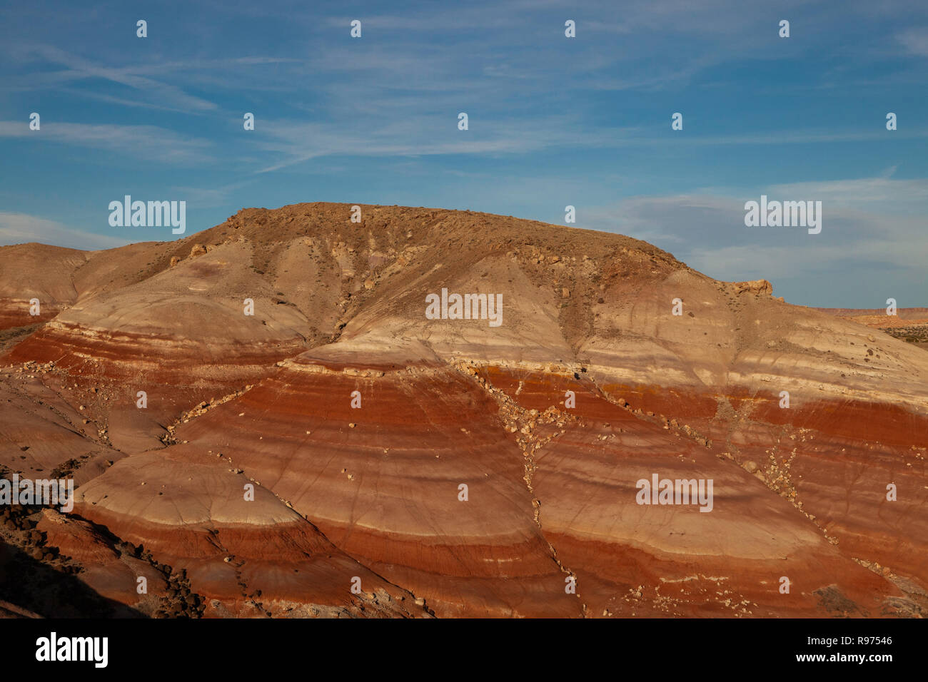 La bentonite Hills, Capitol Reef National Park, Utah Banque D'Images