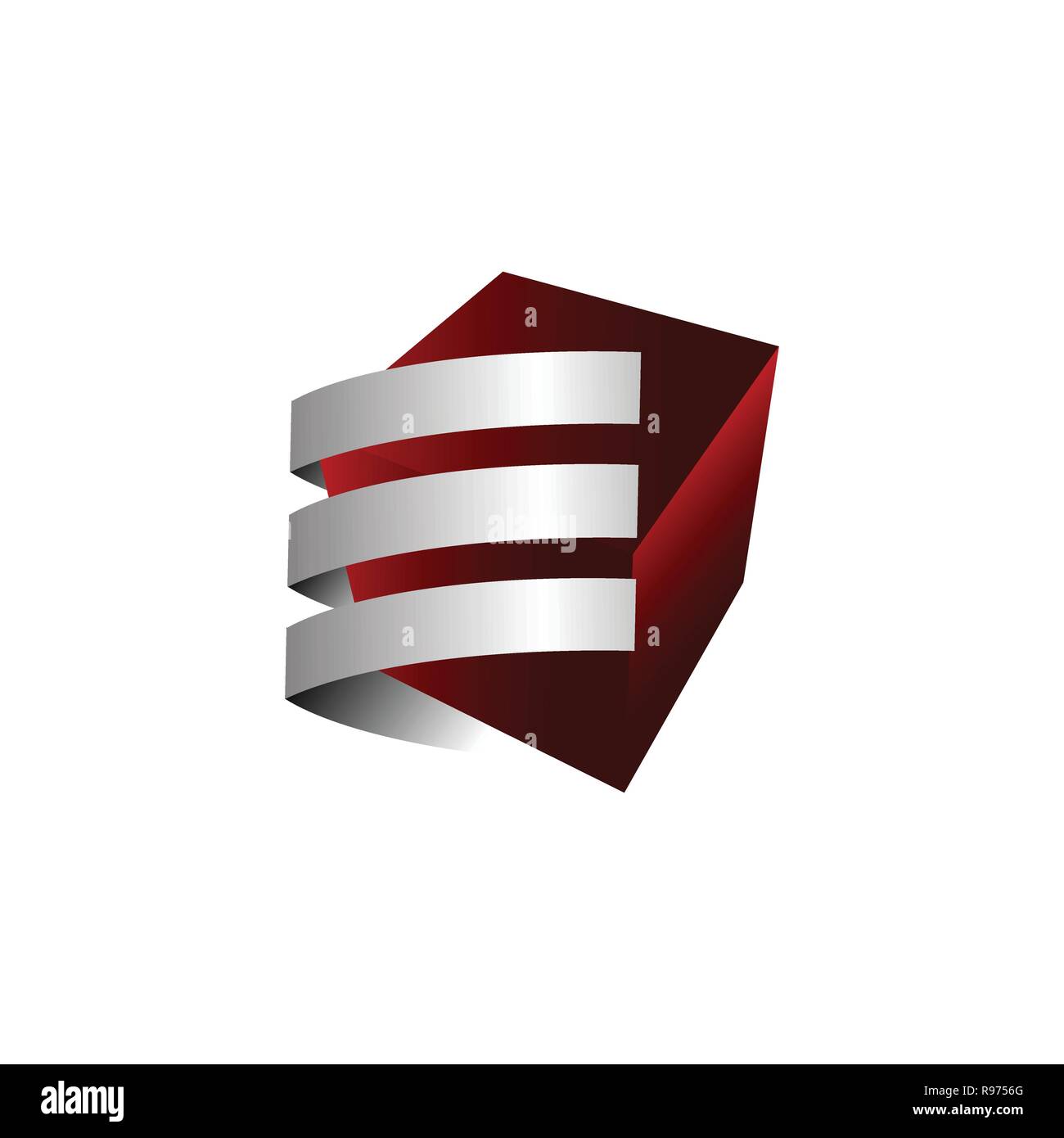 Logotype, fort et de données, de conception moderne et dessins ou modèles créatifs de l'industrie et de l'entreprise, logo vector templates, web, logo logo media technologies, logiciels Illustration de Vecteur