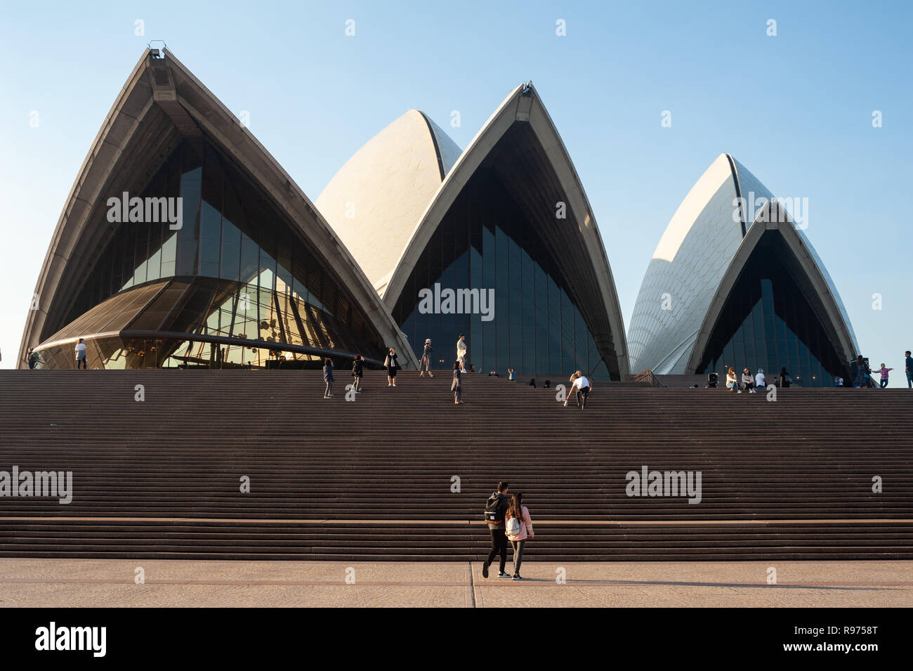 09.05.2018, Sydney, Nouvelle-Galles du Sud, Australie - Vue de l'Opéra de Sydney, l'une des deux célèbres. Banque D'Images