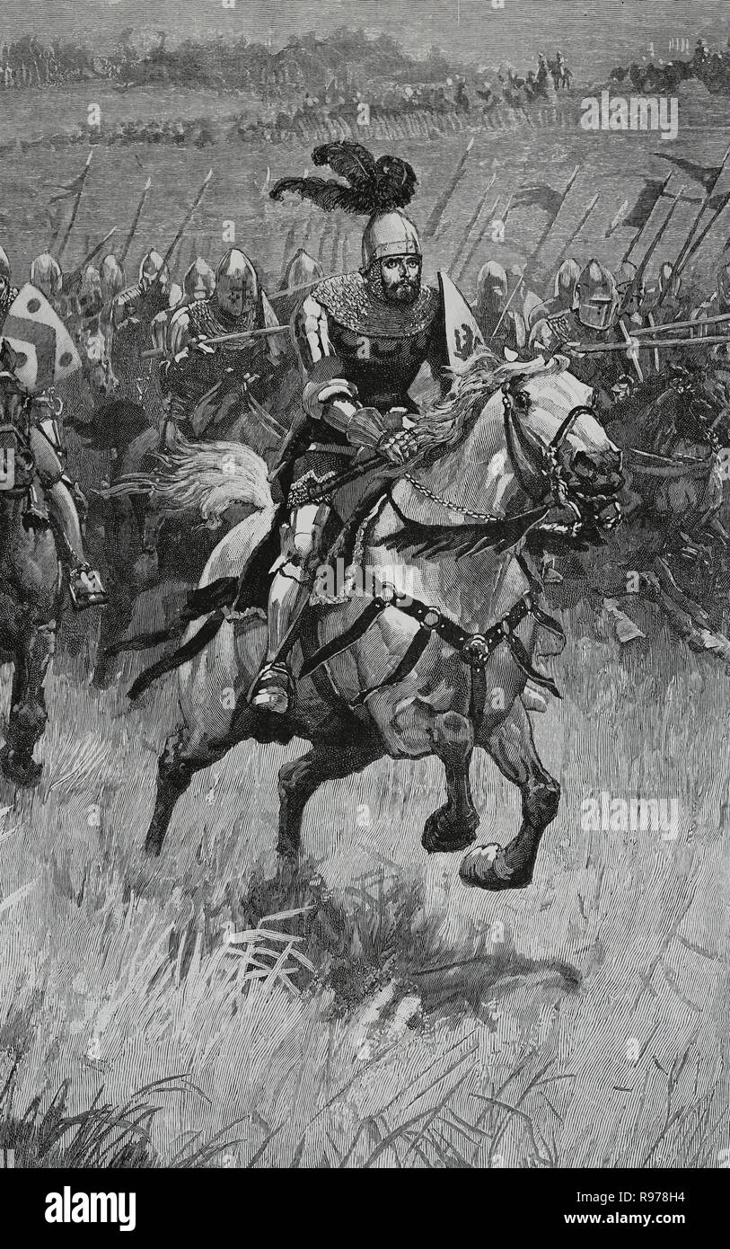 Henry IV d'Angleterre (1347-1413). Gravure, 19ème siècle. Banque D'Images