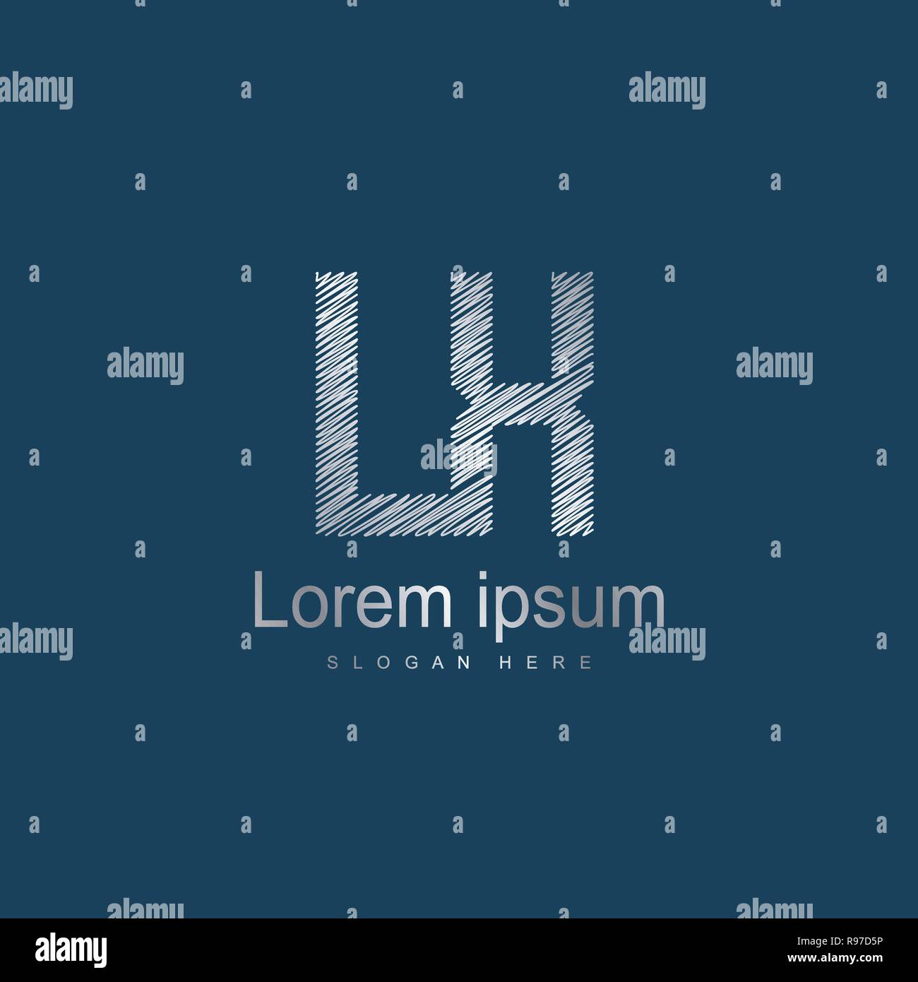 Première lettre LX Modèle logo Vector Design. Résumé lettre logo design Illustration de Vecteur
