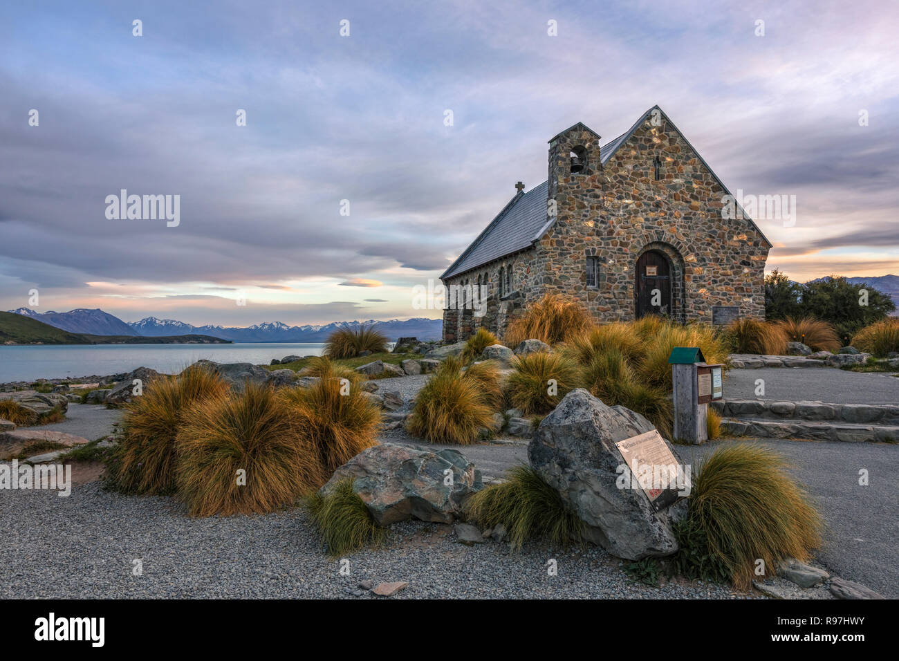 Église du Bon Pasteur, Tekapo, Canterbury, île du Sud, Nouvelle-Zélande Banque D'Images
