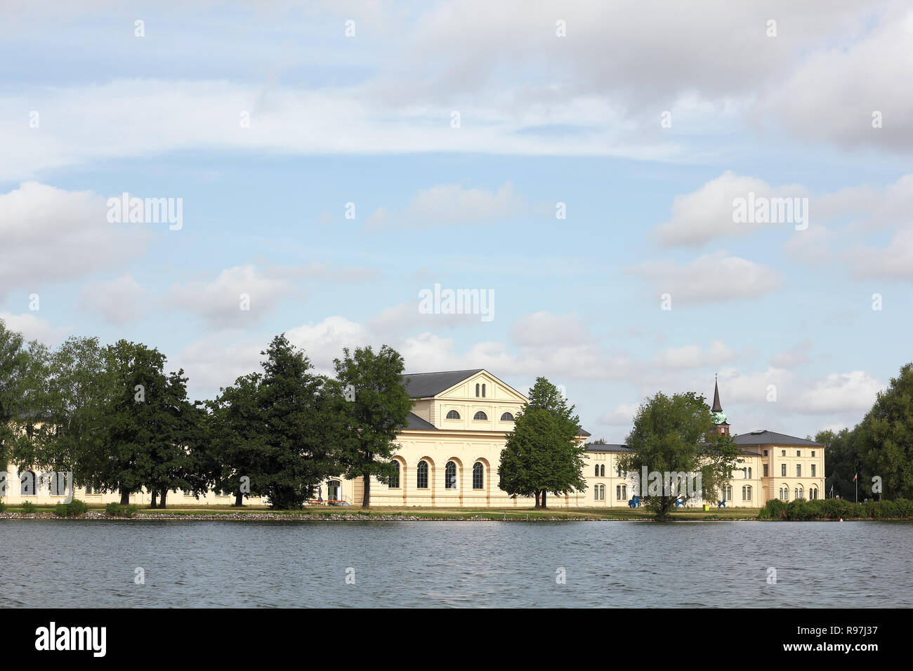 Le palais ducal d'équitation dans la région de Schwerin Banque D'Images