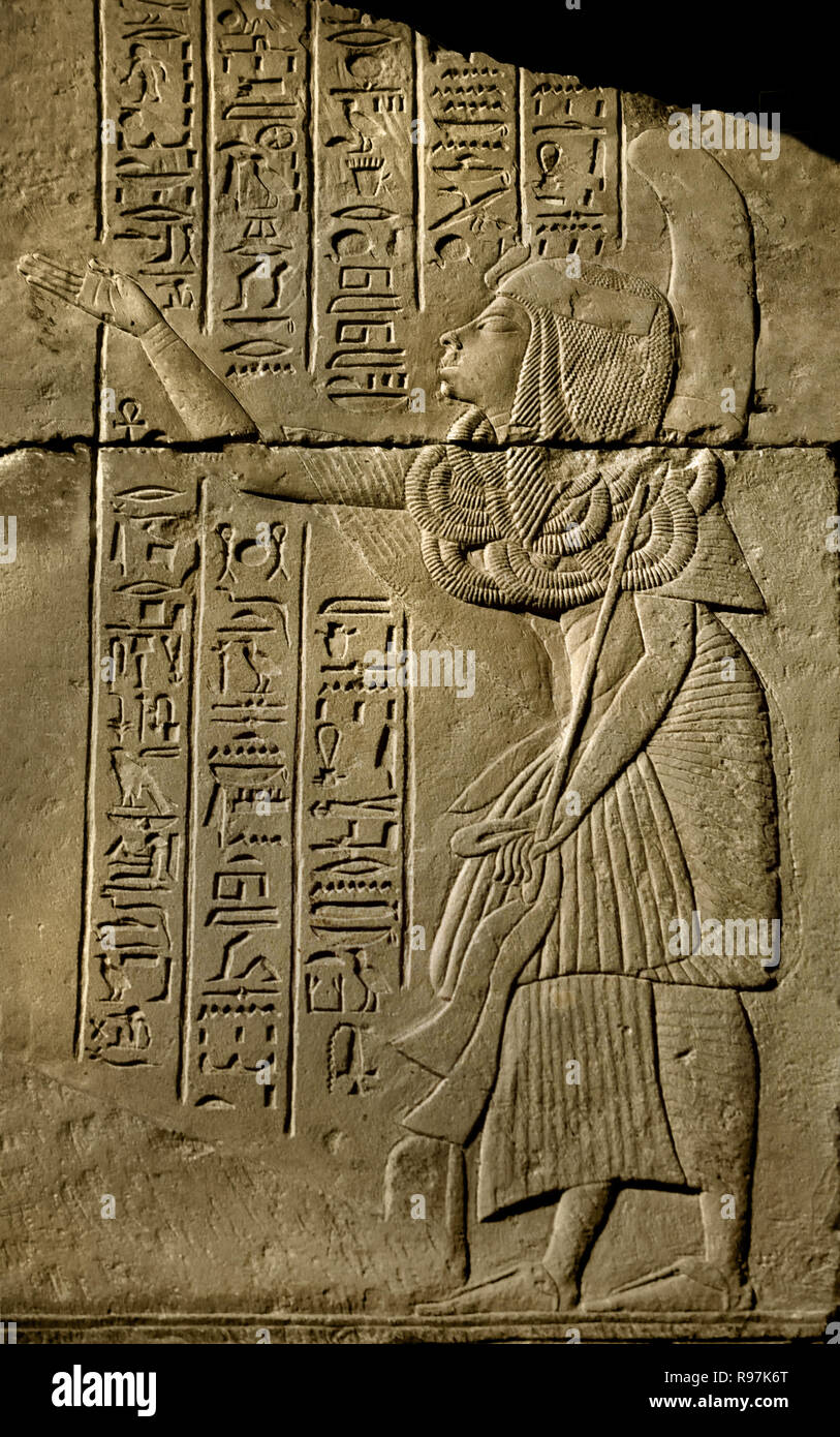 Poitrine de Maman - Coffin : Nouvel Empire, 18e dynastie, 1333-1323 av. J.-C., l'Egypte de Toutankhamon Egyptien. Banque D'Images