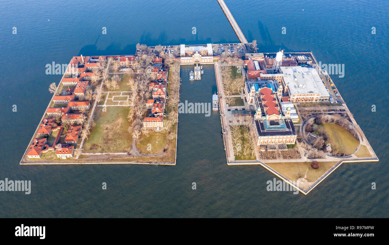 Ellis Island, New York City, NY, USA Banque D'Images