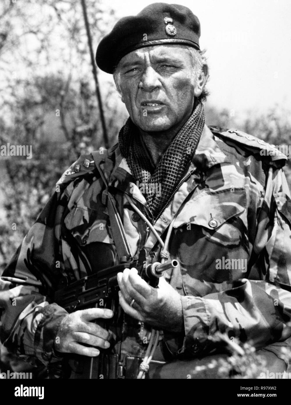 Film Original Titre : L'Oie Sauvage. Titre en anglais : The Wild Geese. Année : 1978. Directeur : Andrew C. MCLAGLEN. Stars : RICHARD BURTON. Credit : RANG / Album Banque D'Images