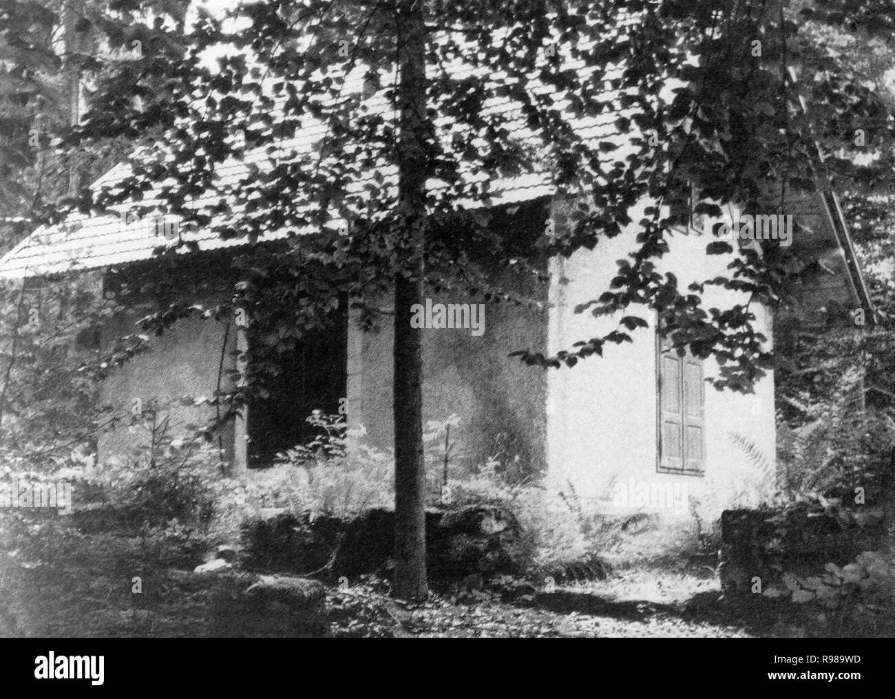 CABAÑA EN LOS ALPES AUSTRIACOS DE MAIERNIGG DONDE MAHLER COMPUSO LA 4ª Y LA 8ª SINFONIA. Emplacement : collection privée. MADRID. L'ESPAGNE. Banque D'Images