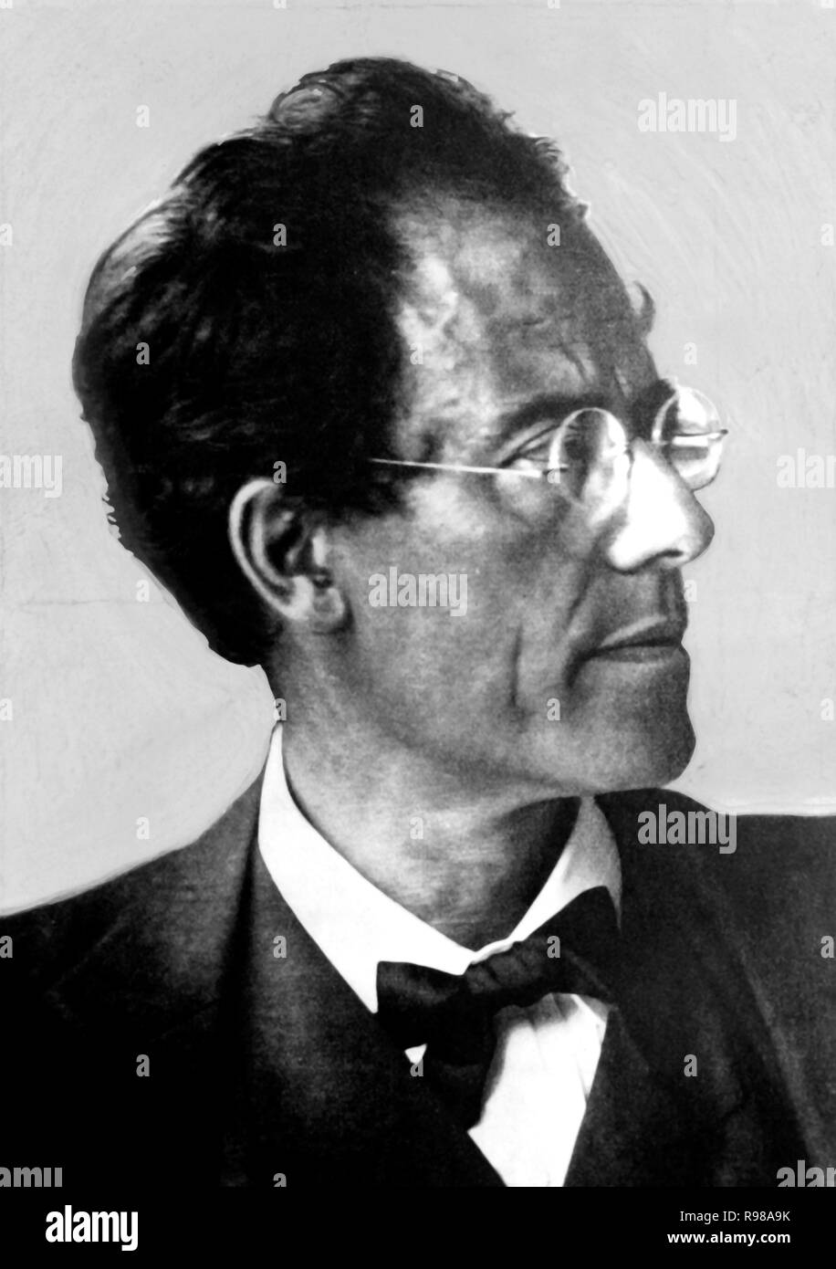 Gustav Mahler (Kalischt, 1860-Paris, 1911). Le compositeur y director de orquesta austríaco. Banque D'Images