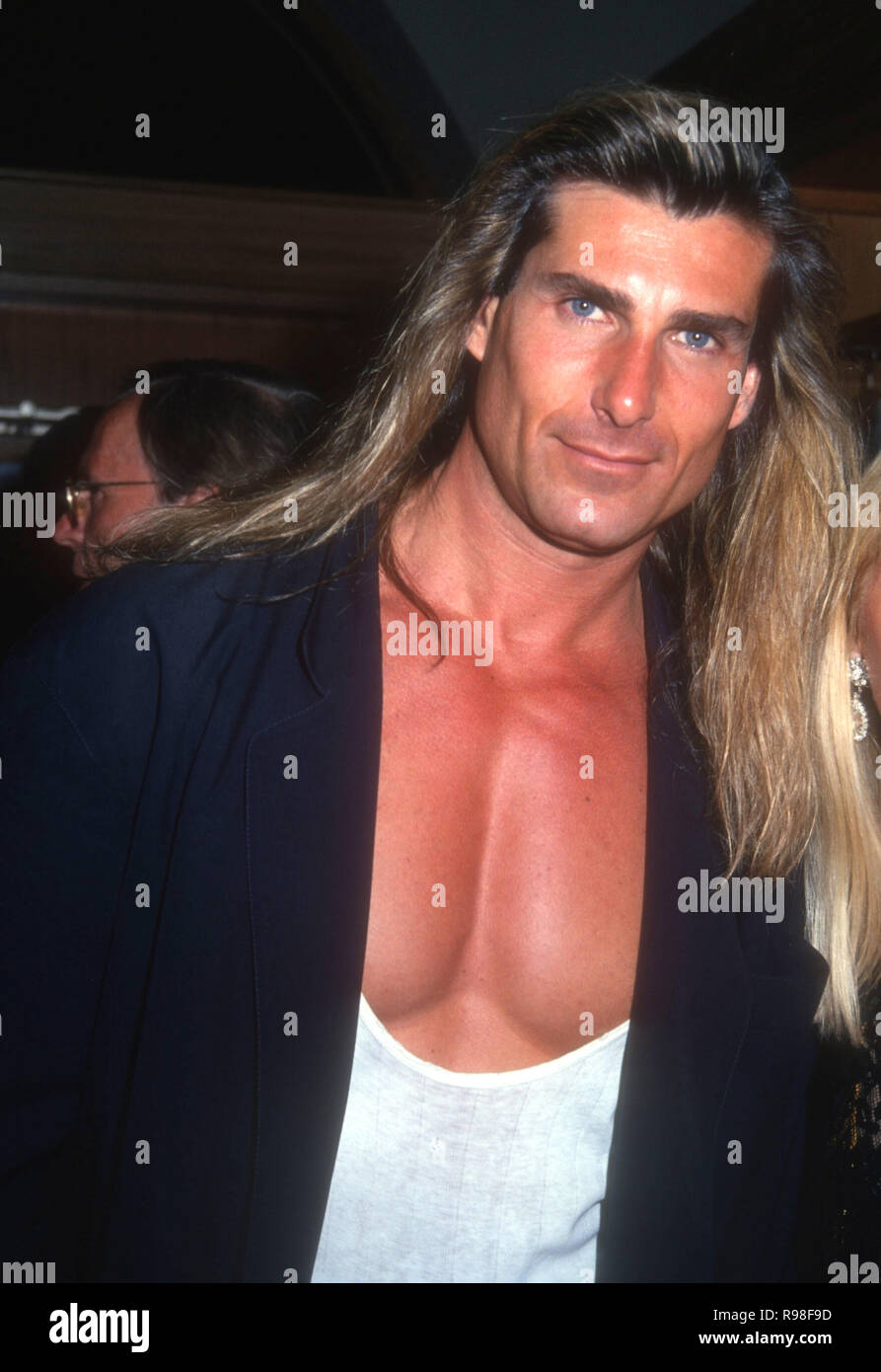 Los Angeles, CA - le 12 mai : Modèle Fabio Lanzoni assiste à l'Emporio de saoudite prestations le 12 mai 1993, à l'Emporio Armani à Beverly Hills, Californie. Photo de Barry King/Alamy Stock Photo Banque D'Images