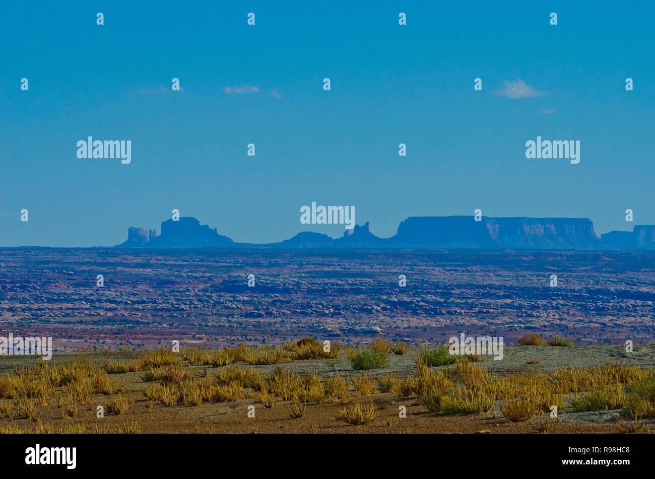 L'Utah, Mexican Hat, Vallée des Dieux Banque D'Images