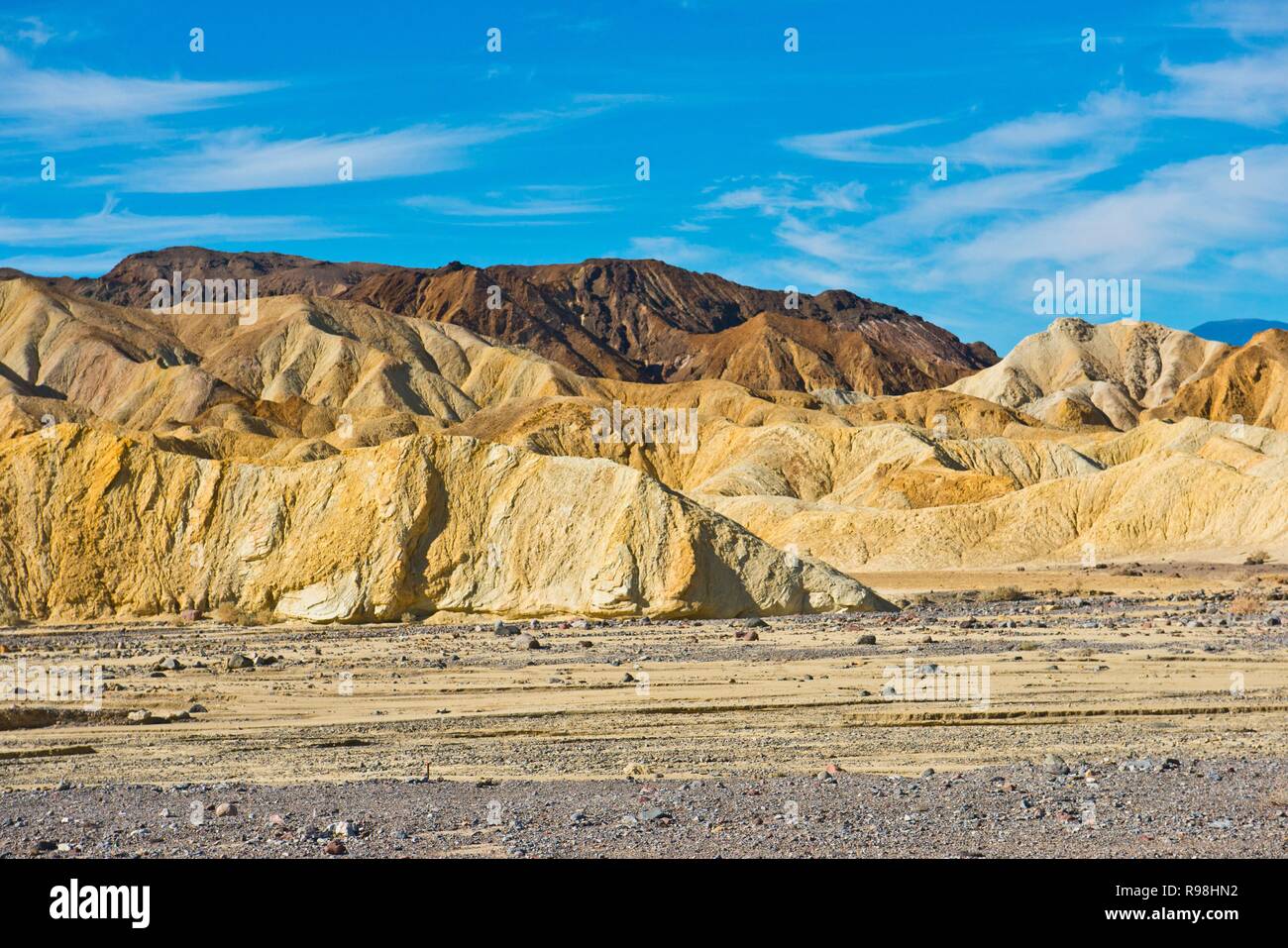 La Californie, Death Valley National Park, vingt Mule Canyon Équipe Banque D'Images