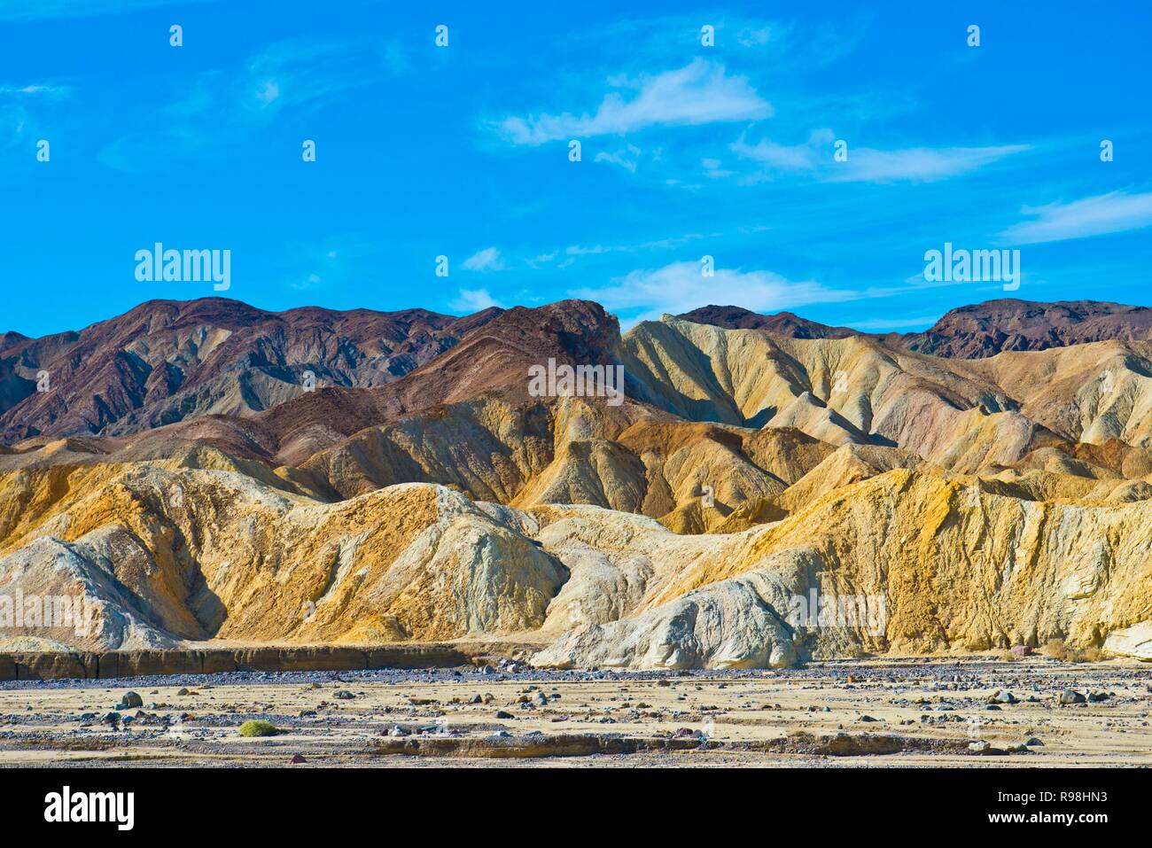 La Californie, Death Valley National Park, vingt Mule Canyon Équipe Banque D'Images