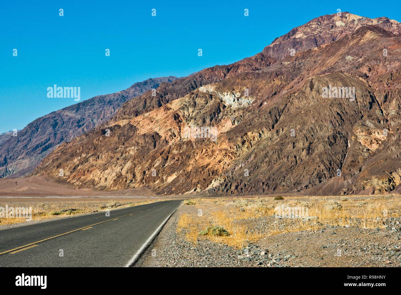 La Californie, Death Valley National Park, West Side Road Banque D'Images