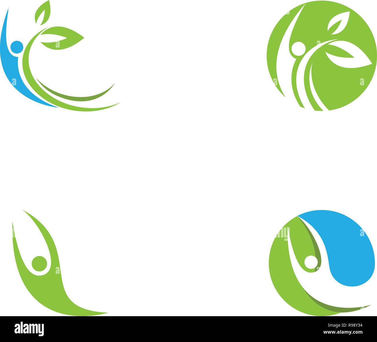 Logo R Sain School run Banque d'images vectorielles - Alamy