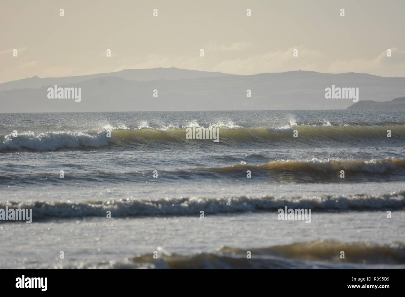 Les vagues de sables bitumineux Blackrock Banque D'Images