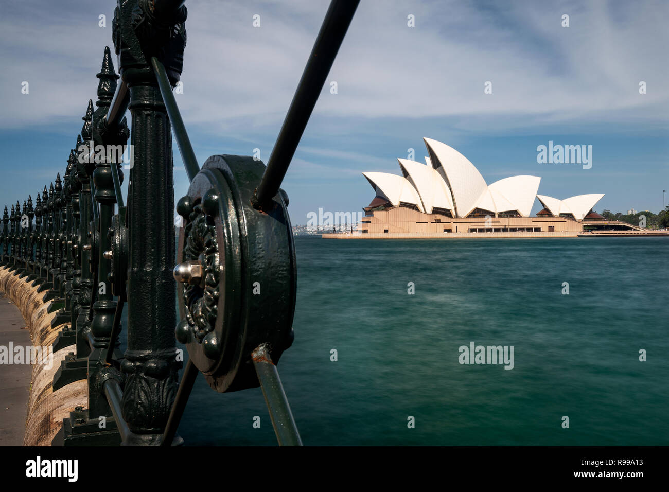 Le célèbre Opéra de Sydney Harbour. Banque D'Images