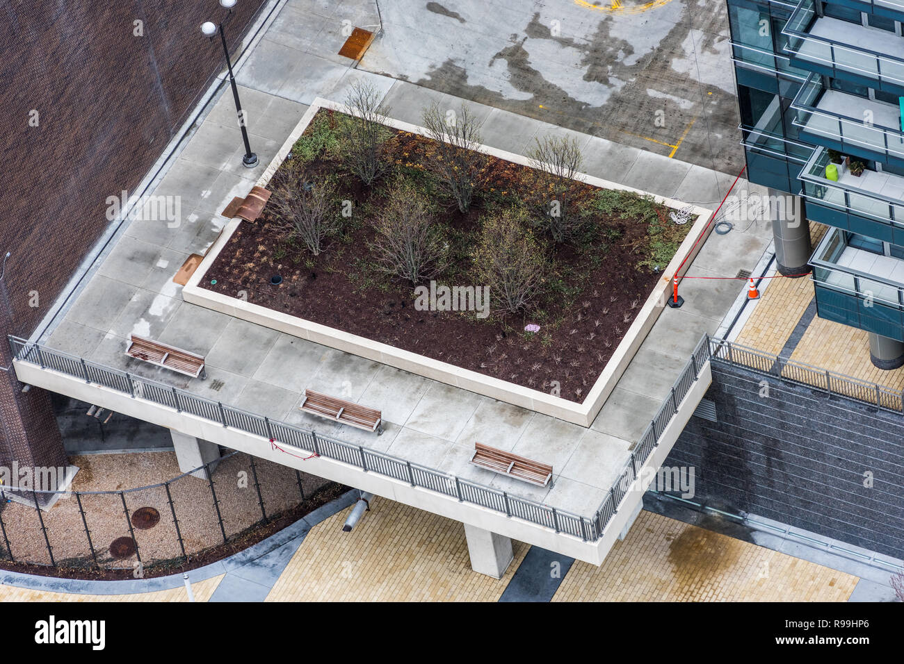 Bâtiments dans le centre-ville de Chicago Banque D'Images