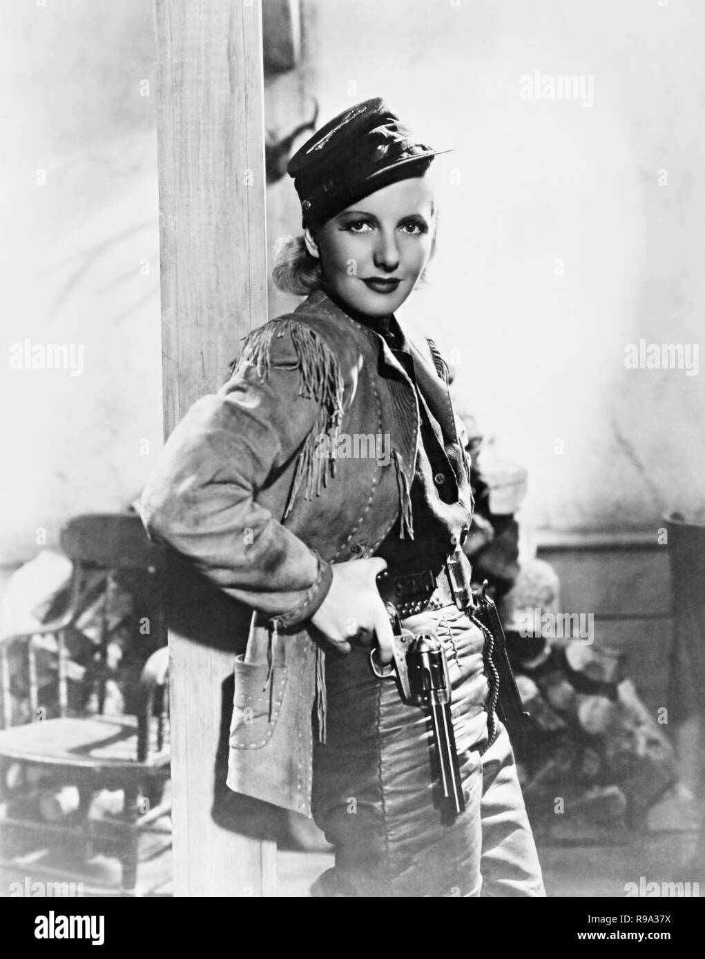 Revolver jane Banque d'images noir et blanc - Alamy