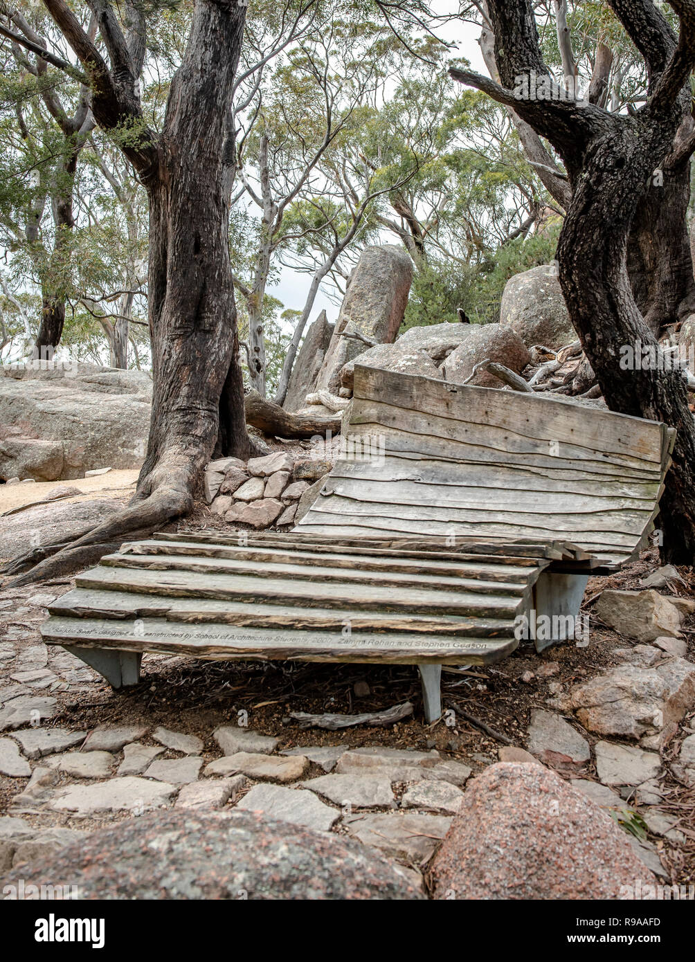Wineglass Bay Track - Parc national de Freycinet, Tasmanie, Australie Banque D'Images