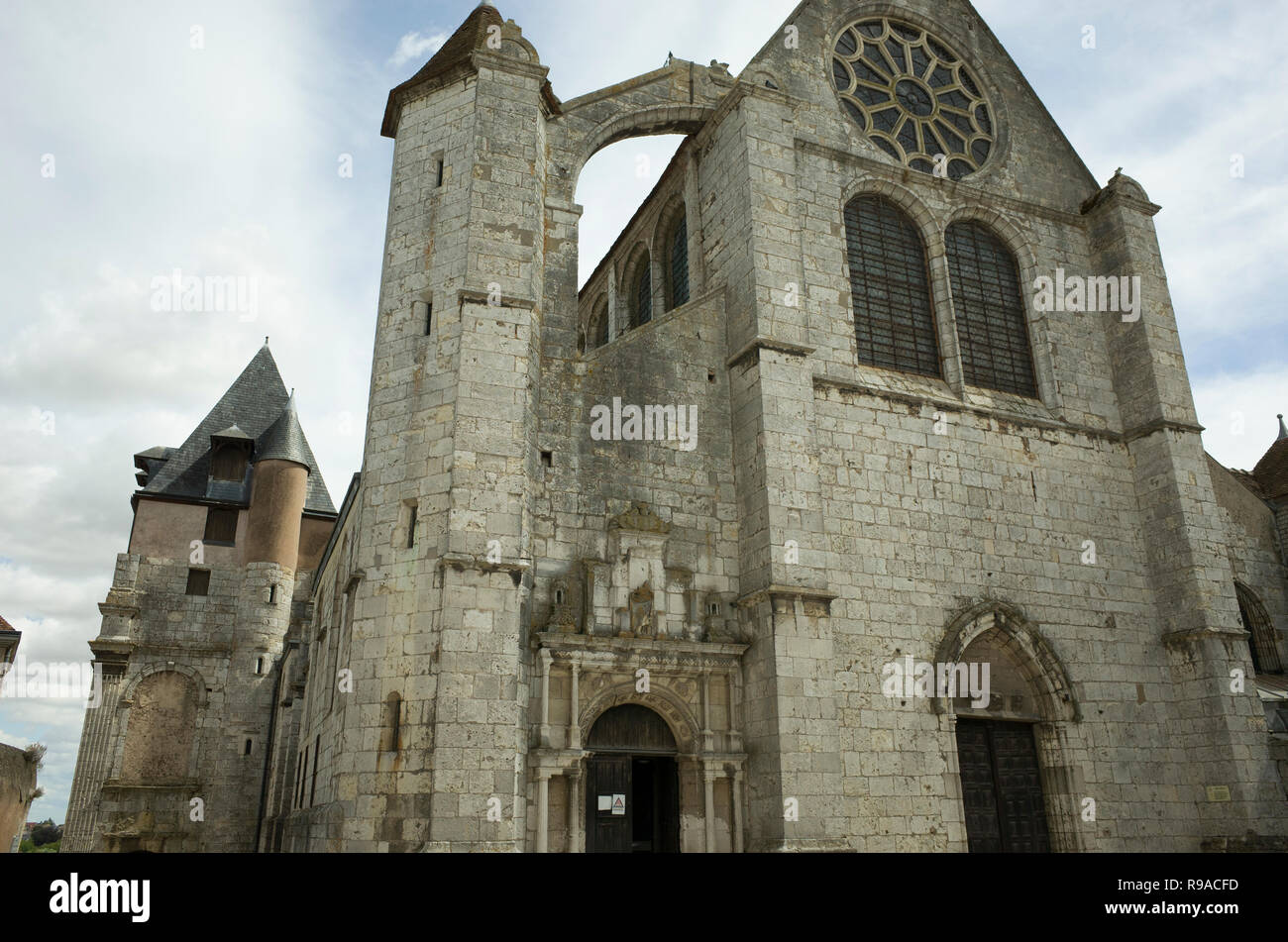 Église catholique dans l'Église Saint-Aignan de Chartres Chartres Banque D'Images