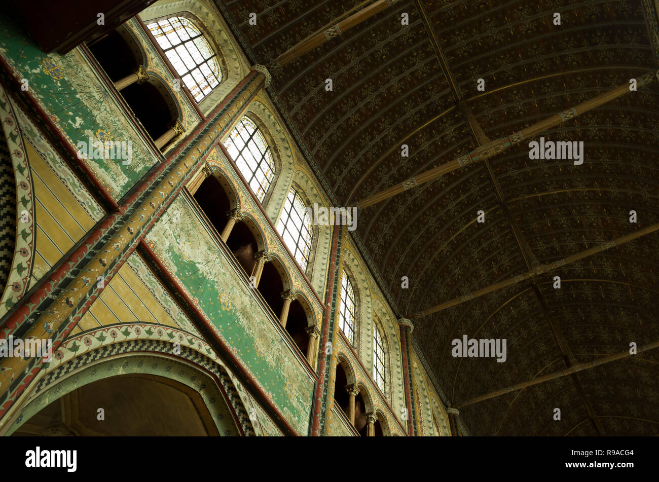 Église catholique dans l'Église Saint-Aignan de Chartres Chartres Banque D'Images