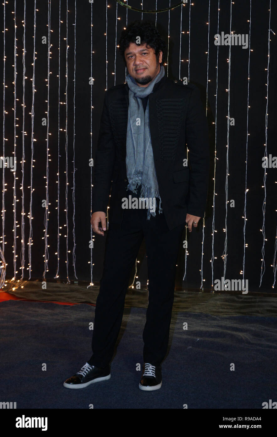 Mumbai, Inde, le 20 mars 21018 : Singer Papon à l'actrice de Bollywood Priyanka Chopra et musicien Nick Jonas réception de mariage pour l'industrie du film de Bollywood à Mumbai, Inde, le Mercredi, Mai 20, 2018. photo par Prodip Guha Banque D'Images