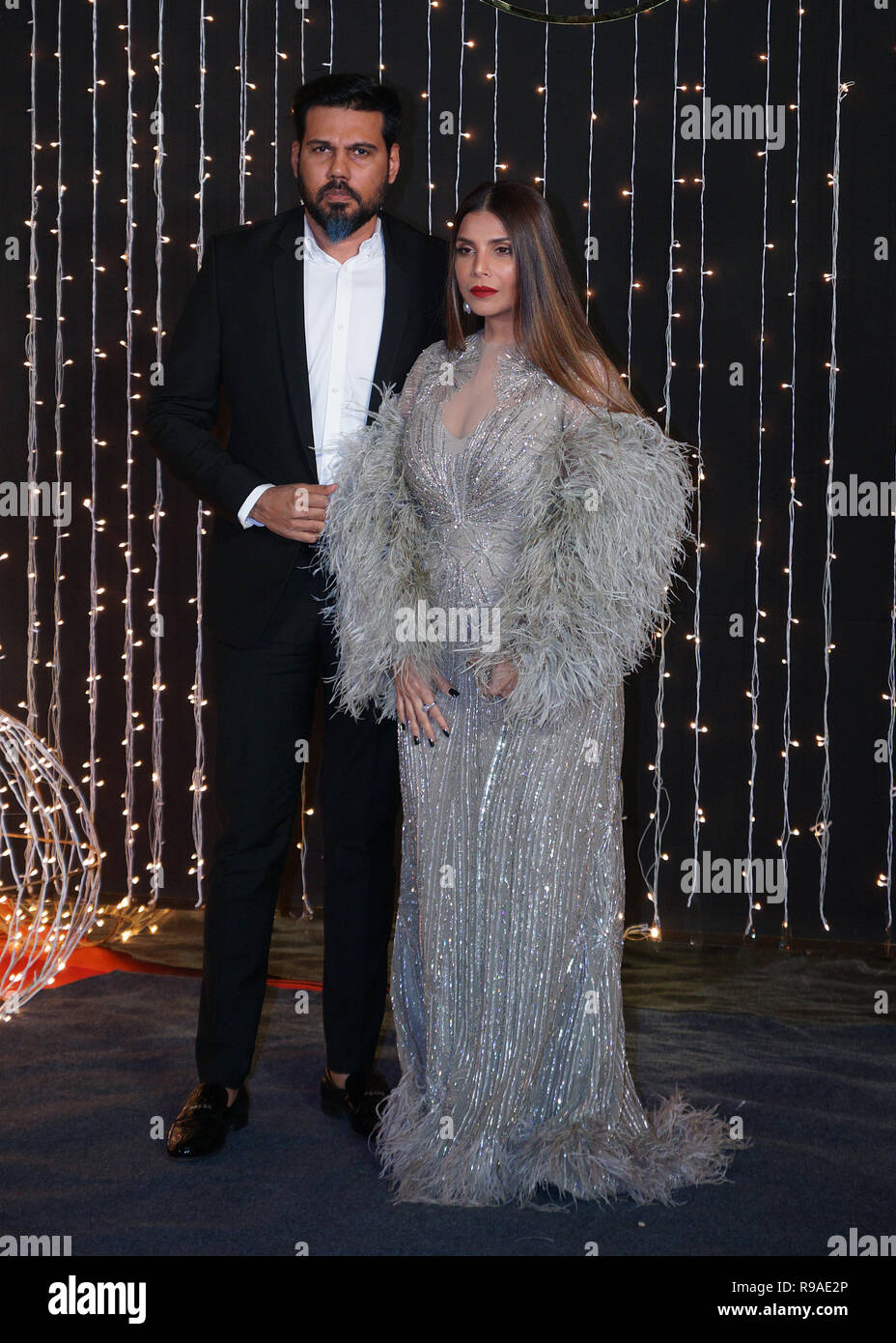 Mumbai, Inde, le 20 mars 21018 L'actrice de Bollywood Priyanka Chopra : musicien et Nick Jonas réception de mariage pour l'industrie du film de Bollywood à Mumbai, Inde, le Mercredi, Mai 20, 2018. photo par Prodip Guha Banque D'Images